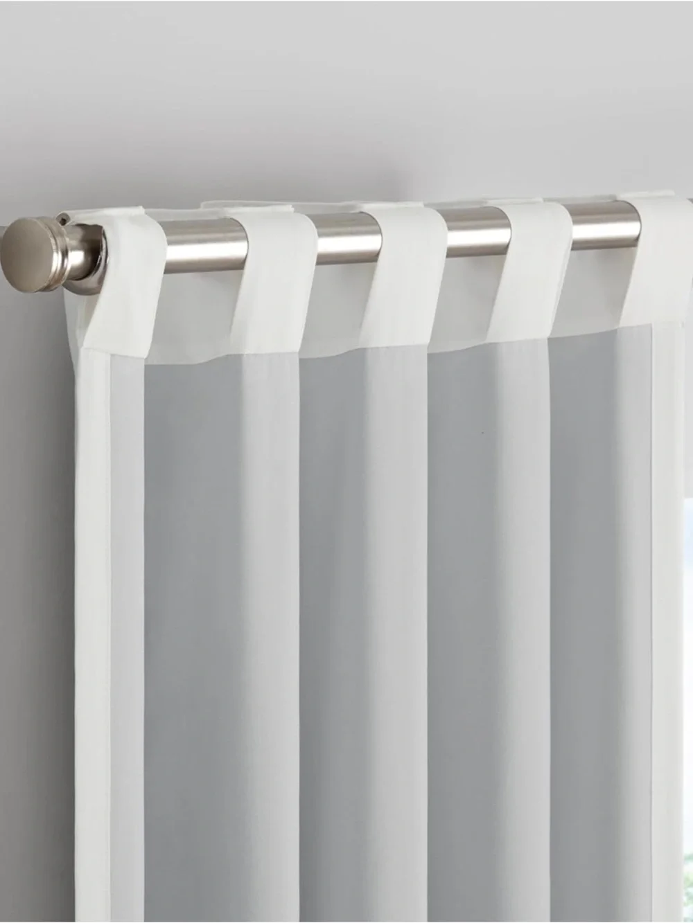 Eclipse Blackout Curtain, Tiered Ruffle Kids Curtain, 63” by 40” ONE CURTAIN